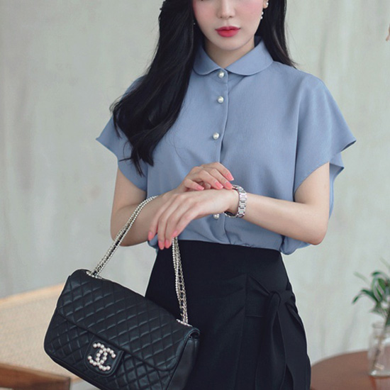 Áo sơ mi kiểu tay cánh dơi thời trang Quyên AA203